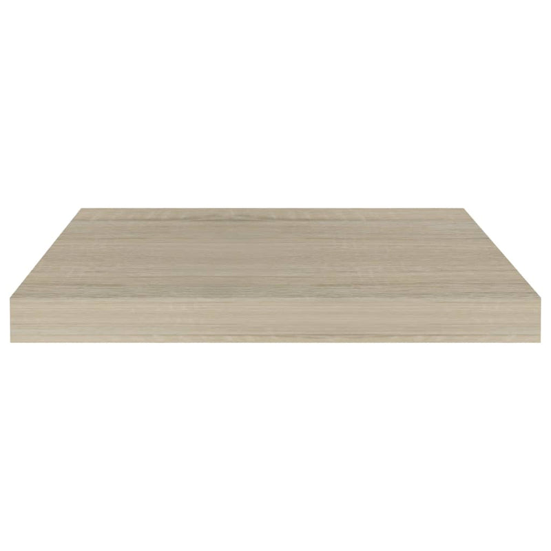 vidaXL 4 db tölgyszínű MDF lebegő fali polc 50 x 23 x 3,8 cm