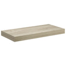 vidaXL 4 db tölgyszínű MDF lebegő fali polc 50 x 23 x 3,8 cm
