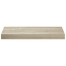 vidaXL 4 db tölgyszínű MDF lebegő fali polc 50 x 23 x 3,8 cm
