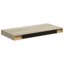 vidaXL 4 db tölgyszínű MDF lebegő fali polc 50 x 23 x 3,8 cm