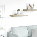 vidaXL tölgyszínű MDF lebegő fali polc 60 x 23,5 x 3,8 cm