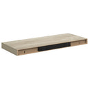 vidaXL 4 db tölgyszínű MDF lebegő fali polc 60 x 23,5 x 3,8 cm