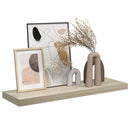 vidaXL tölgyszínű MDF lebegő fali polc 80 x 23,5 x 3,8 cm