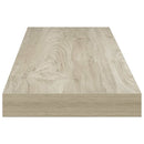 vidaXL 4 db tölgyszínű MDF fali polc 80 x 23,5 x 3,8 cm