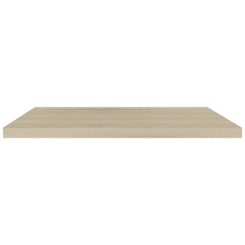 vidaXL tölgyszínű MDF lebegő fali polc 90 x 23,5 x 3,8 cm
