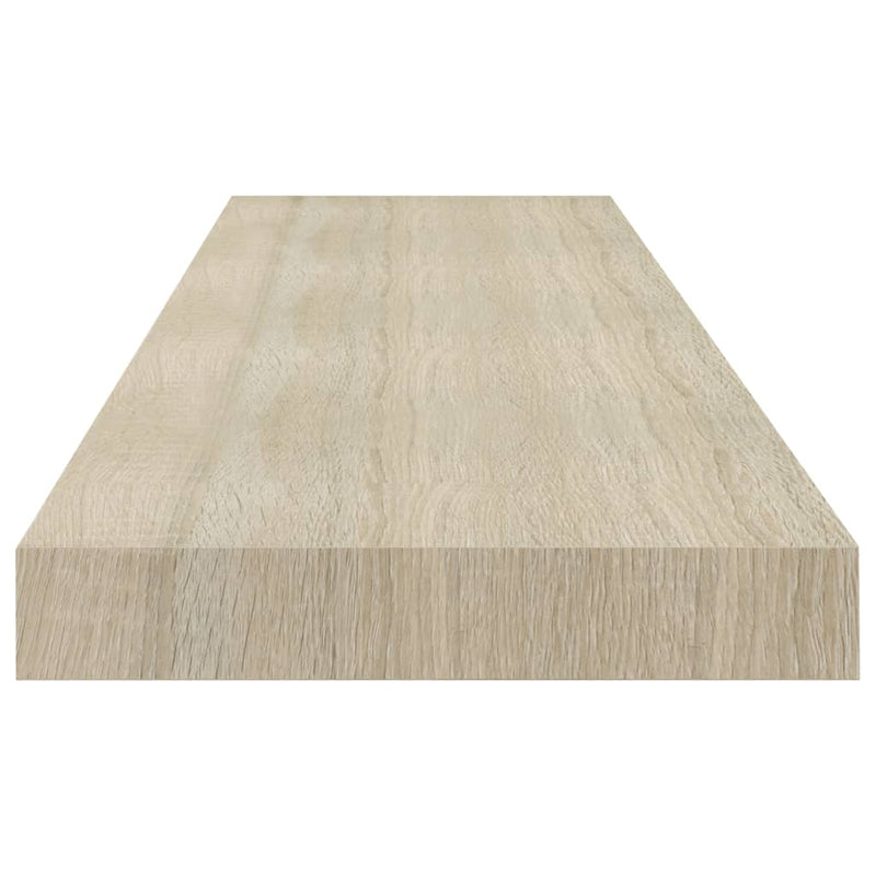 vidaXL tölgyszínű MDF lebegő fali polc 90 x 23,5 x 3,8 cm