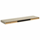 vidaXL tölgyszínű MDF lebegő fali polc 90 x 23,5 x 3,8 cm