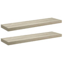 vidaXL 2 db kék MDF lebegő fali polc 90 x 23,5 x 3,8 cm