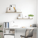 vidaXL 2 db kék MDF lebegő fali polc 90 x 23,5 x 3,8 cm