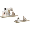vidaXL 2 db kék MDF lebegő fali polc 90 x 23,5 x 3,8 cm