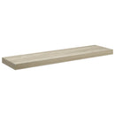 vidaXL 4 db tölgyszínű MDF lebegő fali polc 90 x 23,5 x 3,8 cm
