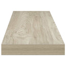 vidaXL 4 db tölgyszínű MDF lebegő fali polc 90 x 23,5 x 3,8 cm