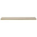 vidaXL tölgyszínű MDF lebegő fali polc 120 x 23,5 x 3,8 cm