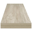 vidaXL tölgyszínű MDF lebegő fali polc 120 x 23,5 x 3,8 cm