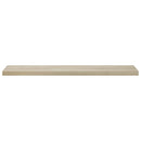 vidaXL 2 db tölgyszínű MDF fali polc 120 x 23,5 x 3,8 cm