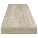 vidaXL 2 db tölgyszínű MDF fali polc 120 x 23,5 x 3,8 cm