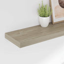 vidaXL 4 db tölgyszínű MDF lebegő fali polc 120 x 23,5 x 3,8 cm