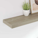 vidaXL 4 db tölgyszínű MDF lebegő fali polc 120 x 23,5 x 3,8 cm