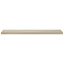 vidaXL 4 db tölgyszínű MDF lebegő fali polc 120 x 23,5 x 3,8 cm