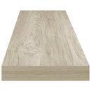 vidaXL 4 db tölgyszínű MDF lebegő fali polc 120 x 23,5 x 3,8 cm