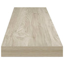 vidaXL 4 db tölgyszínű MDF lebegő fali polc 120 x 23,5 x 3,8 cm