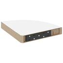 vidaXL úszó sarokpolc magasfényű fehér MDF 25 x 25 x 3,8 cm