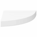 vidaXL 2 db fehér MDF lebegő sarokpolc 25 x 25 x 3,8 cm
