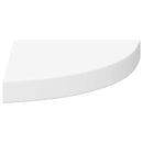 vidaXL 4 db fehér MDF lebegő sarokpolc 25 x 25 x 3,8 cm