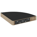 vidaXL 2 db fekete MDF lebegő sarokpolc 25 x 25 x 3,8 cm