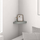 vidaXL szürke MDF lebegő sarokpolc 25 x 25 x 3,8 cm