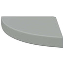 vidaXL szürke MDF lebegő sarokpolc 25 x 25 x 3,8 cm