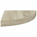 vidaXL 2 db tölgyszínű MDF lebegő sarokpolc 25 x 25 x 3,8 cm