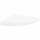 vidaXL magasfényű fehér MDF lebegő sarokpolc 25 x 25 x 3,8 cm