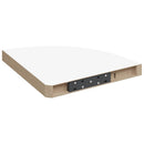 vidaXL 2 db magasfényű fehér MDF lebegő sarokpolc 35 x 35 x 3,8 cm