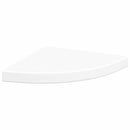 vidaXL fehér MDF lebegő sarokpolc 35 x 35 x 3,8 cm