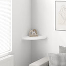 vidaXL fehér MDF lebegő sarokpolc 35 x 35 x 3,8 cm