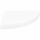 vidaXL fehér MDF lebegő sarokpolc 35 x 35 x 3,8 cm