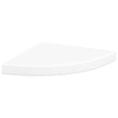 vidaXL 4 db fehér MDF lebegő sarokpolc 35 x 35 x 3,8 cm