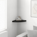 vidaXL fekete MDF lebegő sarokpolc 35 x 35 x 3,8 cm