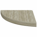 vidaXL 2 db tölgyszínű MDF lebegő sarokpolc 35 x 35 x 3,8 cm