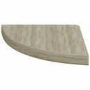 vidaXL 4 db tölgyszínű MDF lebegő sarokpolc 35 x 35 x 3,8 cm