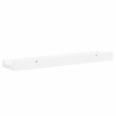 vidaXL 2 db fehér MDF szegélypolc képkeretekhez 40 x 9 x 3 cm