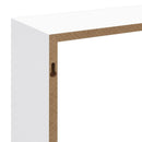 vidaXL 3 db fehér MDF fali kockapolc