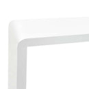 vidaXL 3 db fehér MDF fali kockapolc