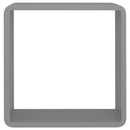 vidaXL 3 db szürke MDF fali kockapolc