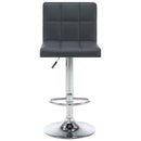 vidaXL 2 db szürke műbőr bárszék