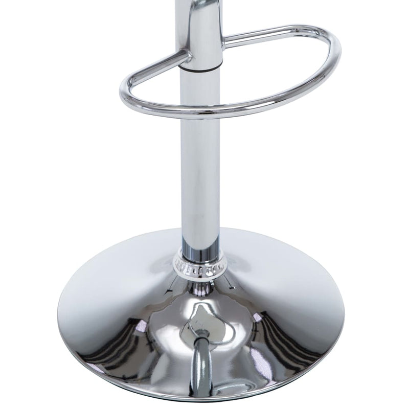 vidaXL 2 db szürke műbőr bárszék