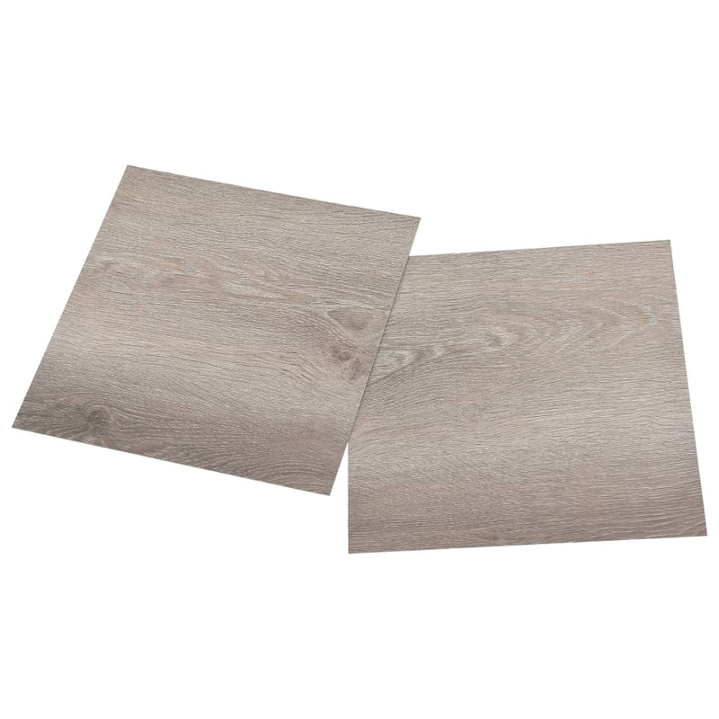 vidaXL 55 db tópszínű öntapadó PVC padlólap 5,11 m²