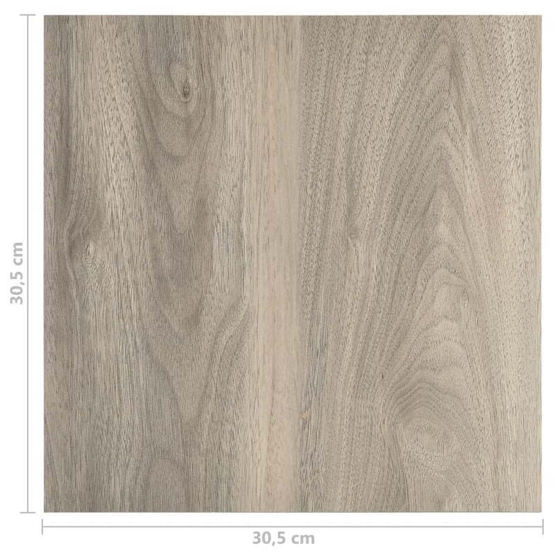 vidaXL 55 db tópszínű öntapadó PVC padlólap 5,11 m²