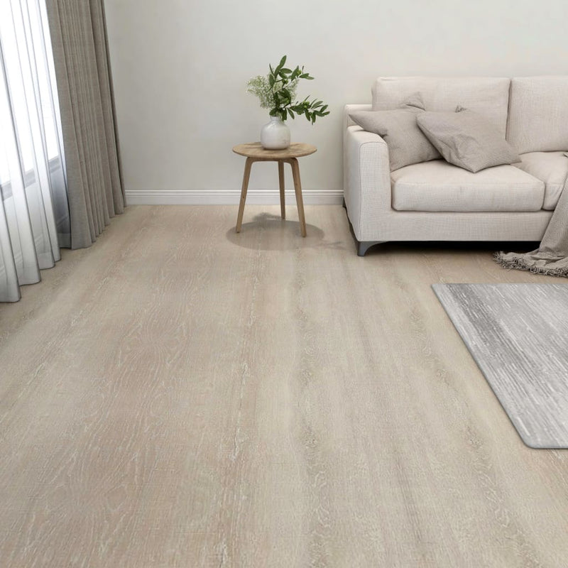 vidaXL 55 db bézs öntapadó PVC padlólap 5,11 m²